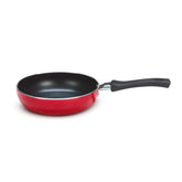 18cm Red Deep Frying Pan with Non-Stick Coating