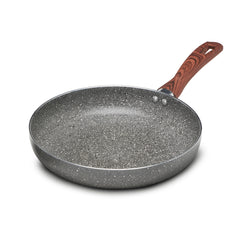 Sartén Profundo Stone 360° de 28 cm con mango acabado tipo madera