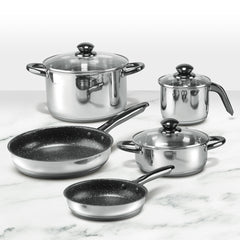 Gunmetal 10-piece Stainless Steel Battery