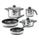 Gunmetal 10-piece Stainless Steel Battery