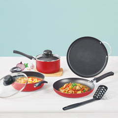 Batería Deli Cook Lamex 7 piezas con 5 capas de antiadherente