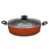 Arrocera 34 cm Lamex Cerámica 2.5 Mm Roja