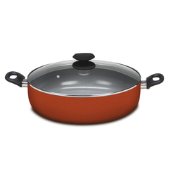 Arrocera 34 cm Lamex Cerámica 2.5 Mm Roja