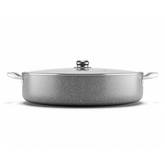 Arrocera Stone 360º de 40 cm con asas de aluminio