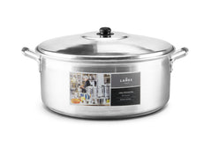 Budinera Lamex De Aluminio 40 Litros Con Tapa De Aluminio