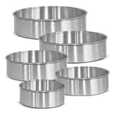 Pack De 5 Moldes Pasteleros IDEAL De Aluminio Para Hornear