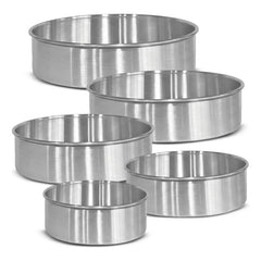 Pack De 5 Moldes Pasteleros IDEAL De Aluminio Para Hornear
