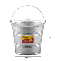 Cubeta Ideal De Lámina Galvanizada #6 (4.5 Litros)