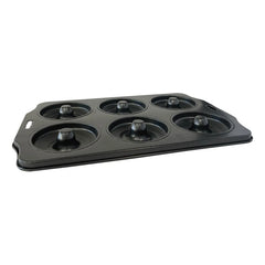 Molde Para Hornear Donas IDEAL De 6 Cavidades Negro