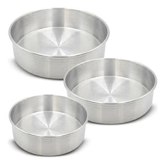 Pack De 3 Moldes Pasteleros IDEAL De Aluminio 22-24-26 Cm