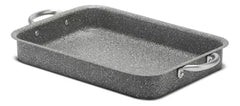 Rosticero Lamex 40x28 Cm Con Antiadherente Stone 360°