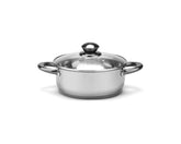 Olla De Acero Inoxidable Gunmetal Lamex De 20 Cm