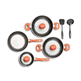 Batería Stone 360° 9 piezas con antiadherente