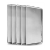 Pack De 5 Charolas de aluminio para horno - 35 x 50 cm