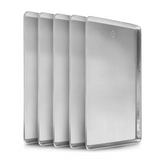 Pack de 5 charolas de aluminio para horno - 30 x 45 cm