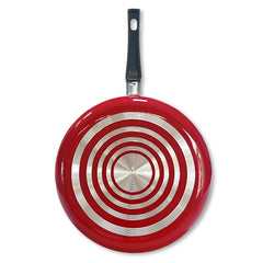 Sartén Profundo Rojo de 28 cm con antiadherente