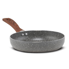 Juego de Sartenes Stone 360° de 18-24-28 cm con mangos tipo madera