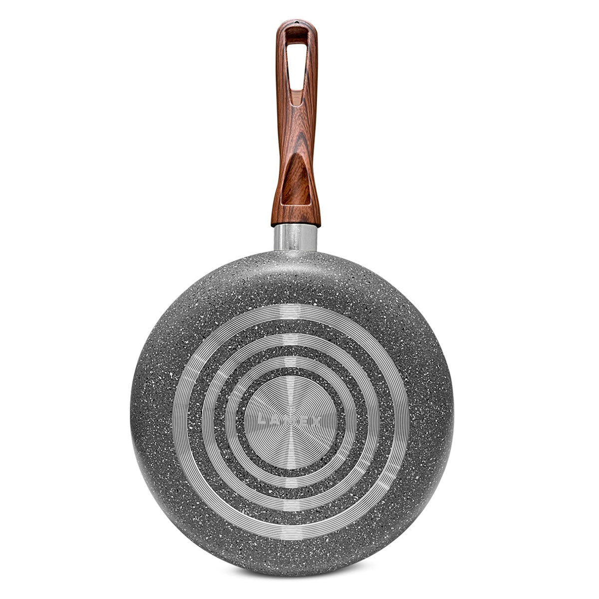 Sartén Profundo Stone 360° de 28 cm con mango acabado tipo madera