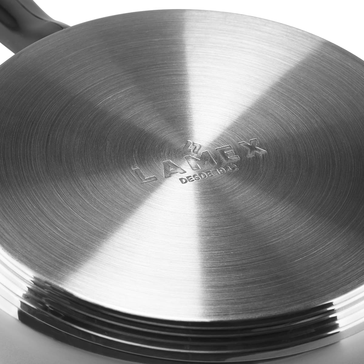 Sartén De Acero Inoxidable Gunmetal Lamex De 20 Cm
