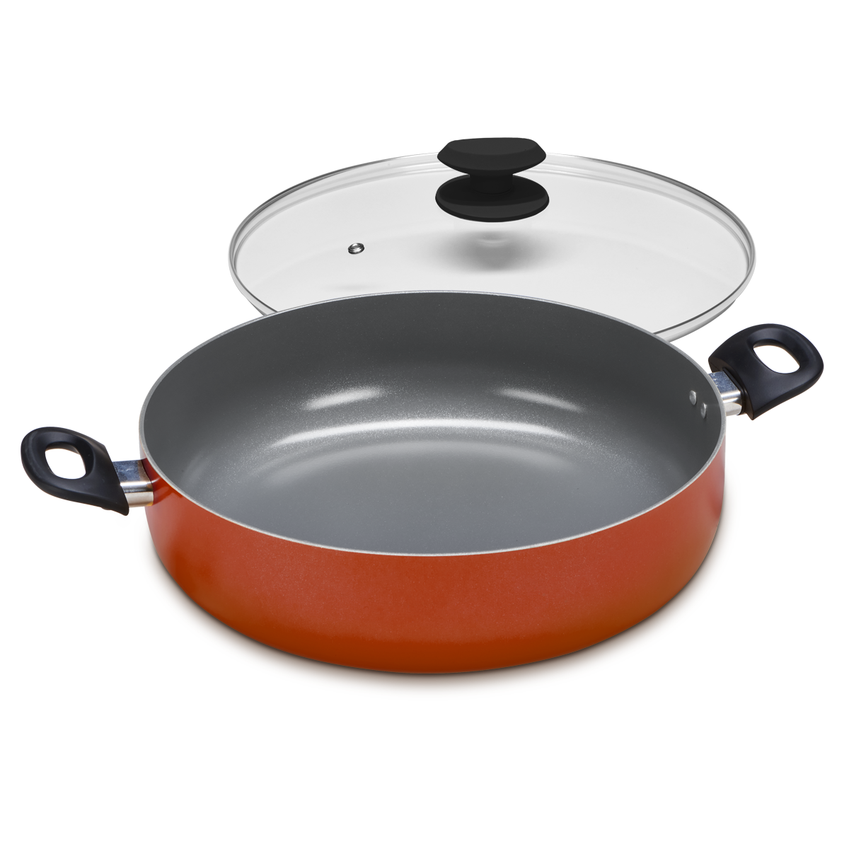 Arrocera 34 cm Lamex Cerámica 2.5 Mm Roja