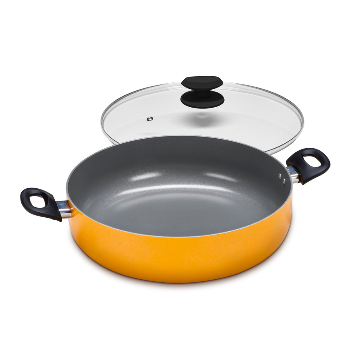 Arrocera 34 cm Lamex Cerámica 2.5 Mm Amarilla