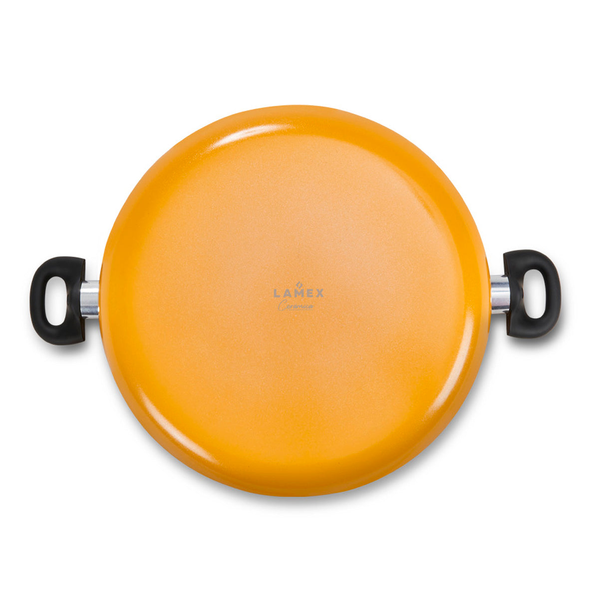 Arrocera 34 cm Lamex Cerámica 2.5 Mm Amarilla