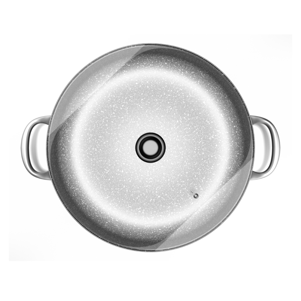 Stone 360º 40cm rice cooker with aluminum handles