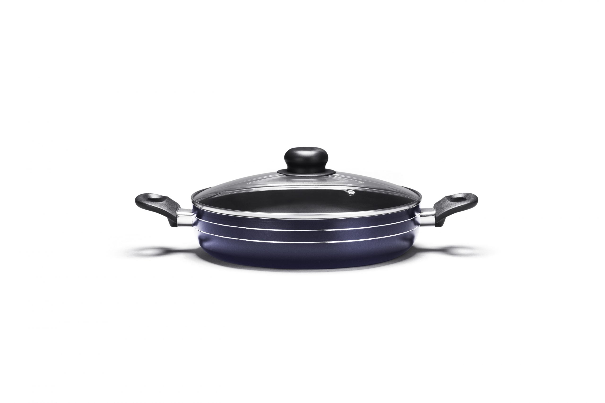 28cm Blue Rice Cooker with Non-Stick Interior