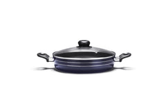 28cm Blue Rice Cooker with Non-Stick Interior