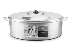 Budinera Lamex De Aluminio 56 Litros Con Tapa De Aluminio