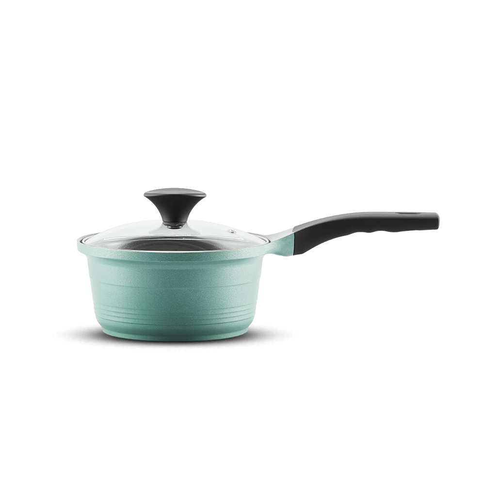 CINCO By Lamex Saucepan 18 Cm Green Cast Aluminum