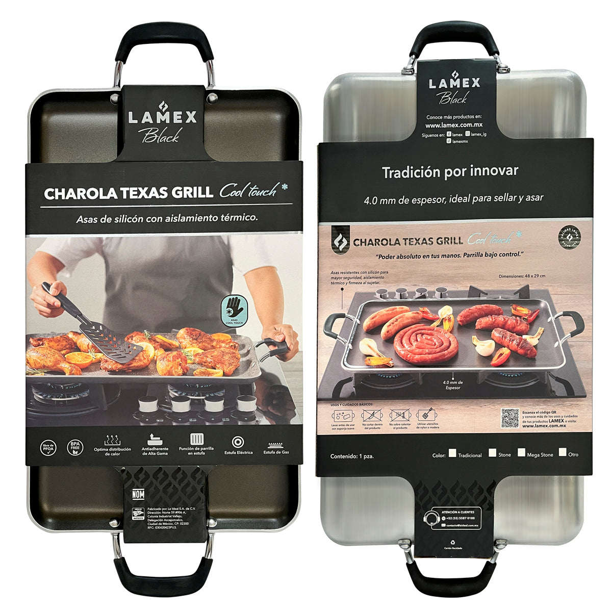 Texas Grill Tray with 5 non-stick layers