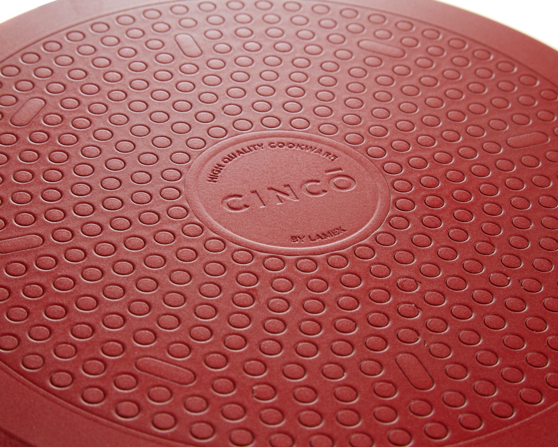 CINCO Pot By Lamex 24 cm Red Cast Aluminum