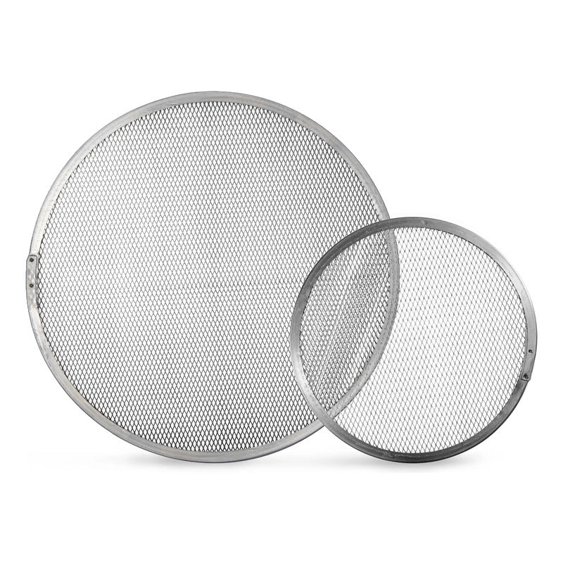 Malla Para Hornear Pizza IDEAL 35 Cm De Aluminio Plateado