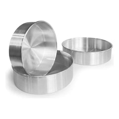Pack De 3 Moldes Pasteleros IDEAL De Aluminio 22-24-26 Cm