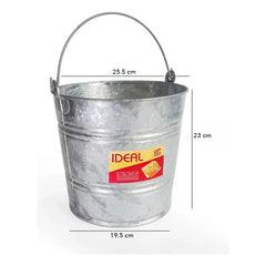 Cubeta IDEAL De Lámina Galvanizada #10 (8.5 Litros)