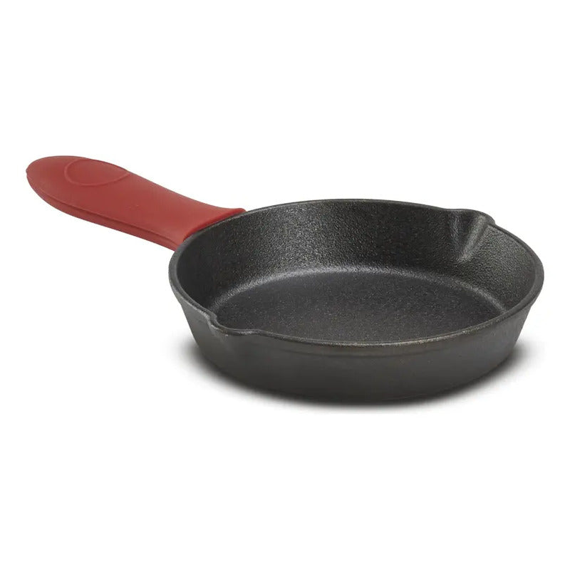 Juego De 3 Sartenes 16-20-26 Cm De Hierro Fundido Negro