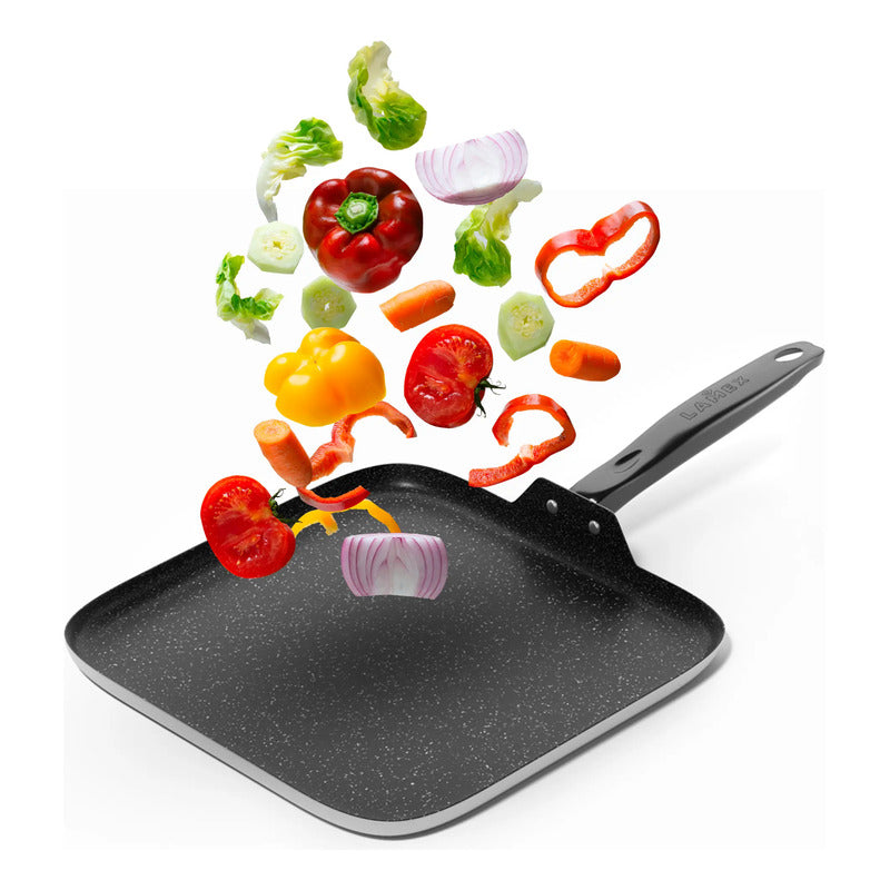 Sarteneta Lisa Gunmetal Lamex 25x25 Cm De Aluminio