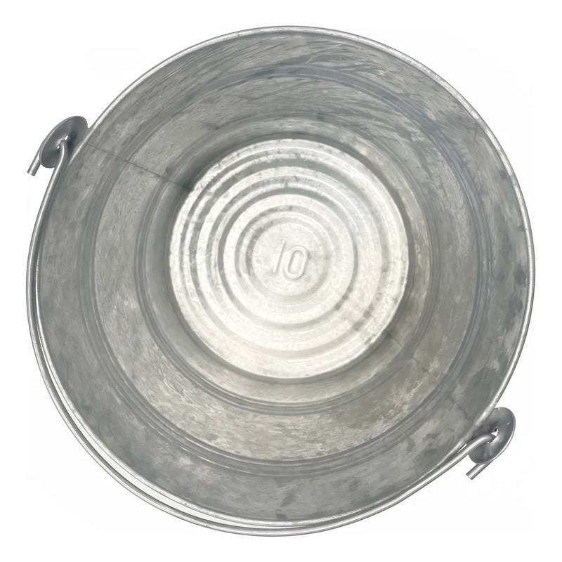 Cubeta IDEAL De Lámina Galvanizada #10 (8.5 Litros)