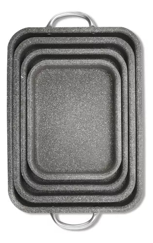 Lamex Mold and Rotisserie Set with Stone 360° Non-Stick Coating