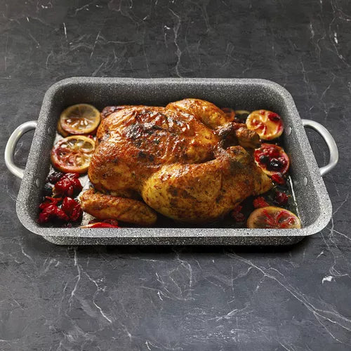 Lamex Rotisserie 40x28 Cm With Stone 360° Non-Stick