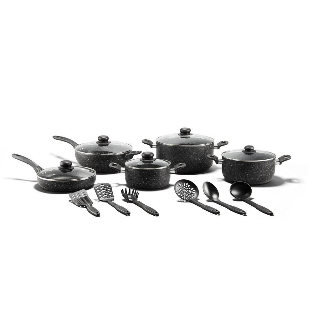 Black Stone 360° 16-piece non-stick cookware set
