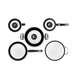 Ruby Red 7-piece non-stick cookware set