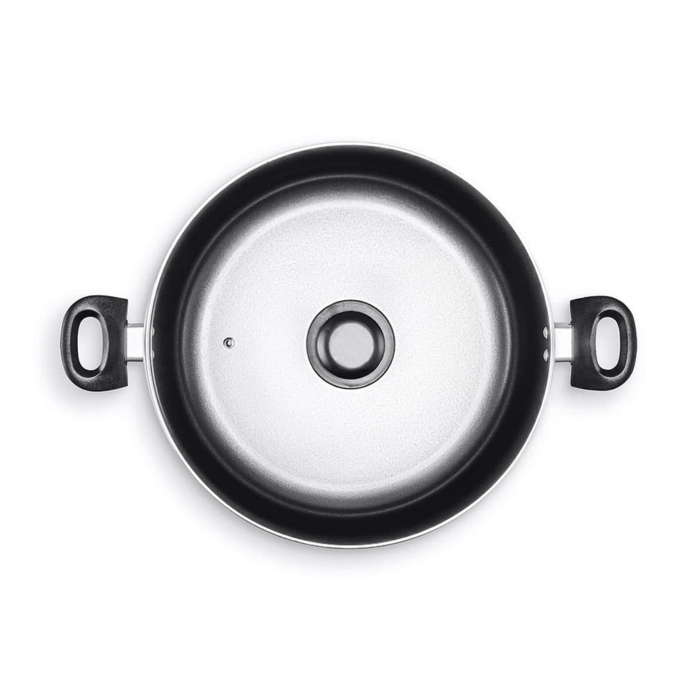 Red Pot 36 cm with non-stick coating and glass lid