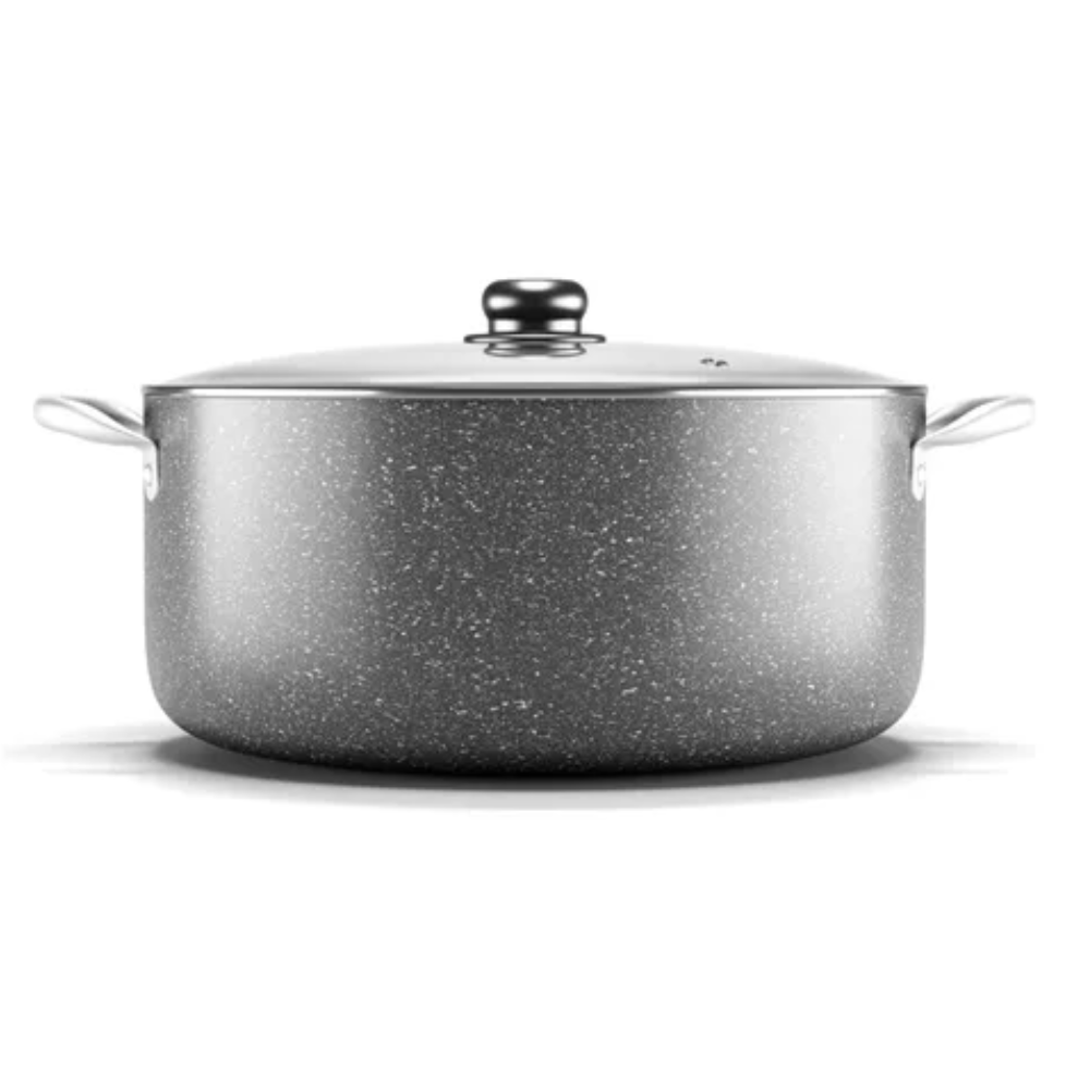Stone 360° 34 cm pot with reinforced handles
