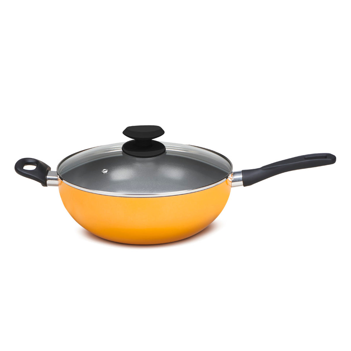 Wok 28 cm Lamex Cerámica 2.5 Mm Amarillo