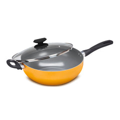 Wok 28 cm Lamex Cerámica 2.5 Mm Amarillo