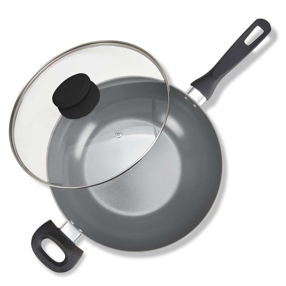 Wok 28 cm Lamex Cerámica 2.5 Mm Rojo