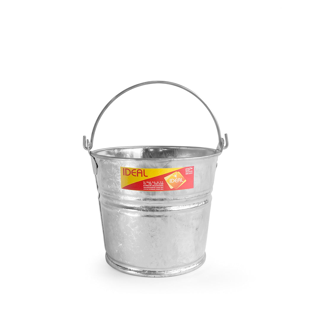 Cubeta Ideal De Lámina Galvanizada #4 (2 Litros)