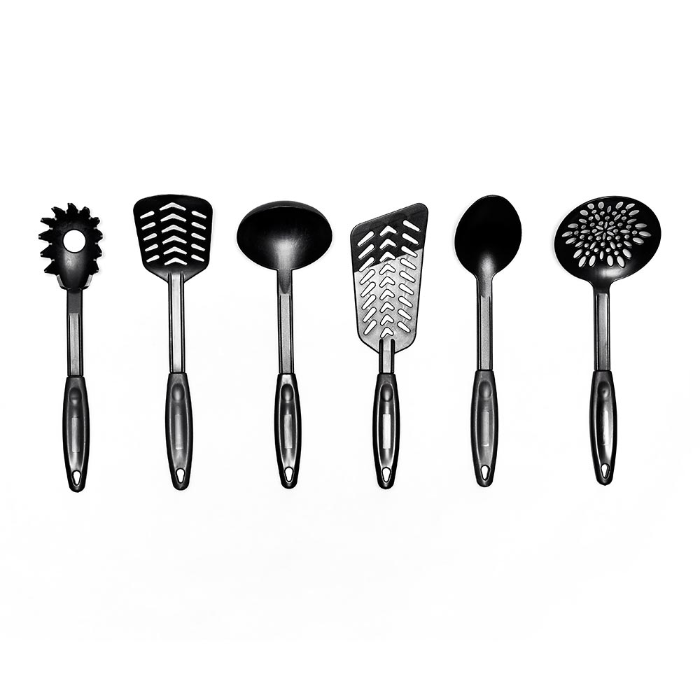 Set of 6 high temperature resistant nylon utensils